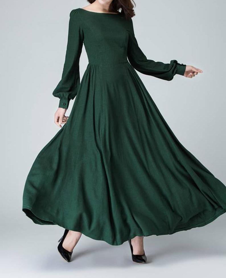 Vintage inspired Medieval dress