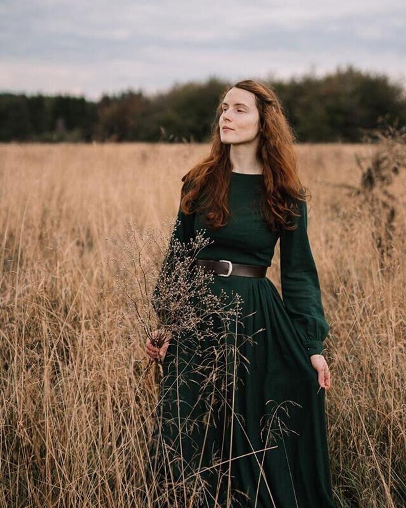 Vintage inspired Medieval dress