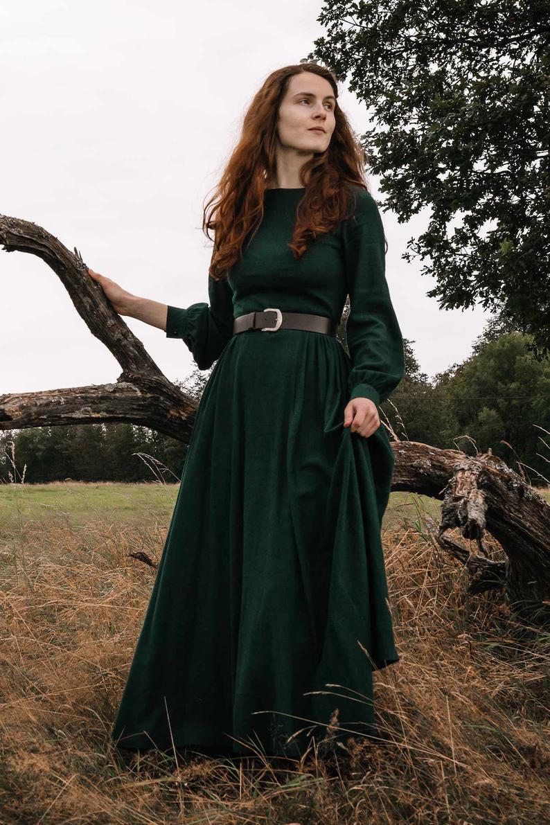 Vintage inspired Medieval dress