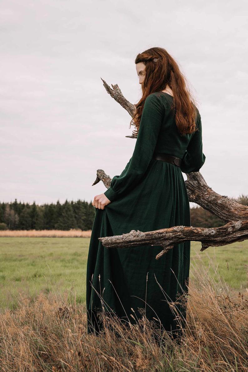 Vintage inspired Medieval dress