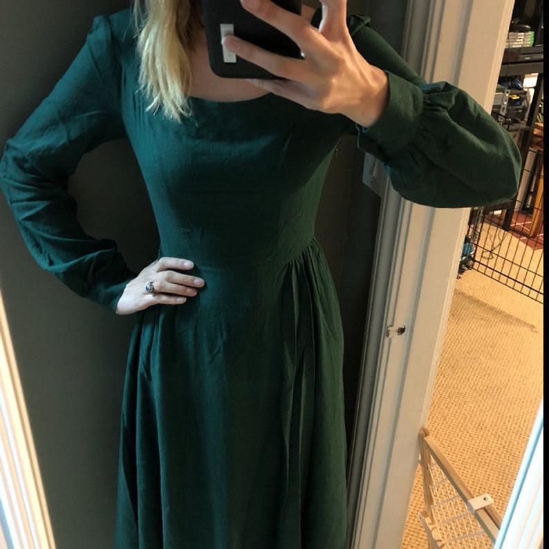 Vintage inspired Medieval dress