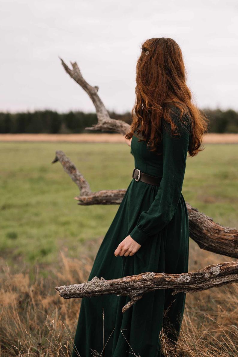 Vintage inspired Medieval dress