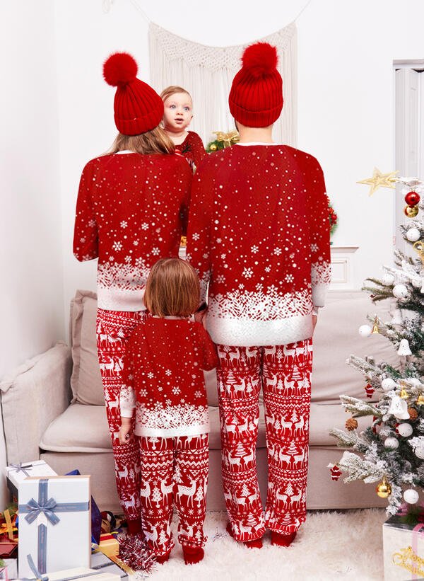 Christmas Deer Family Matching Pajamas