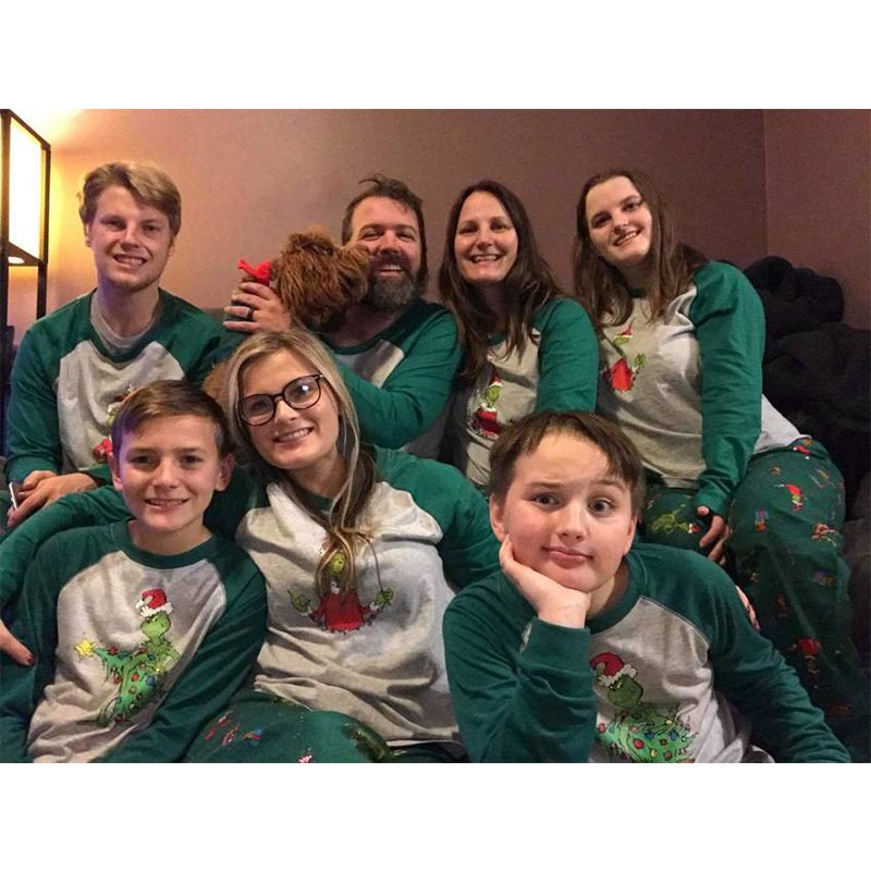 Family Matching The Grinch Pajamas Set£¨Plus Size£©