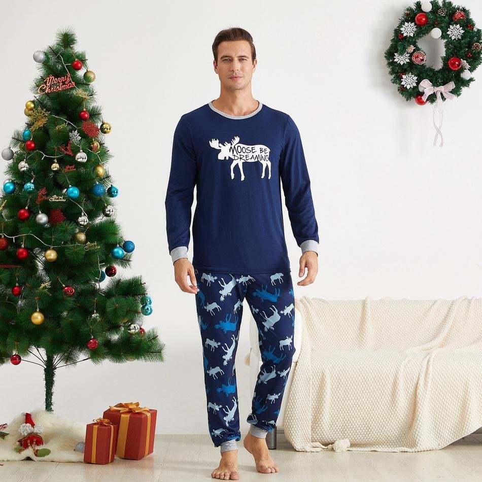 Christmas ' Moose Be Dreaming ' Family Matching Pajamas Set