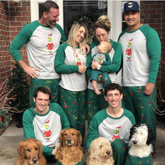 Family Matching The Grinch Pajamas Set£¨Plus Size£©