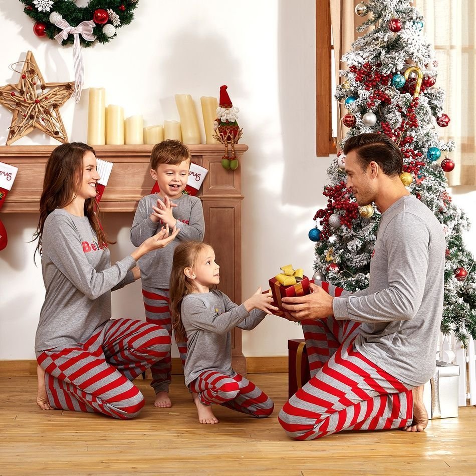 'Believe' Comfy Family Striped Pajamas